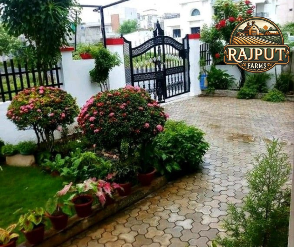 Premium Villa Garden Design in World by Rajput Farms